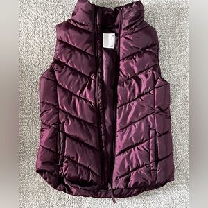 Purple SO Puffer Vest Size XS